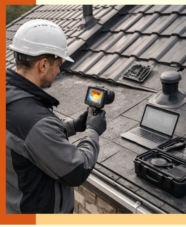 Тепловизионное обследование кровли в Воскресенске для выявления дефектов