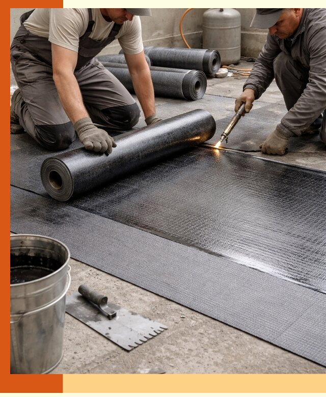 Монтаж гидроизоляционной мембраны в Воскресенске для зданий и конструкций