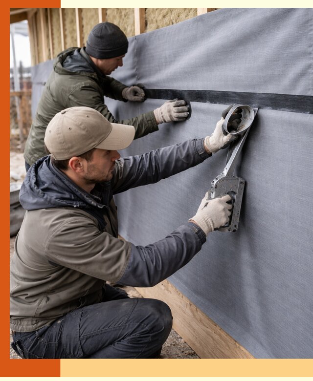 Монтаж ветроизоляции зданий и конструкций в Воскресенске