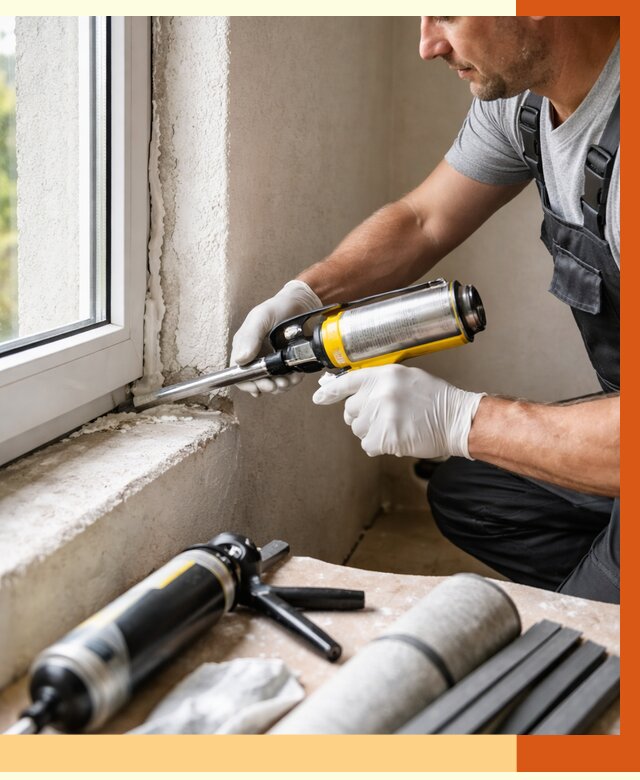 Герметизация стыков и примыканий в Воскресенске от 1241 руб. под ключ | ТепломастерВск